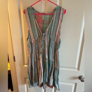 Free People blue and pink summer dress